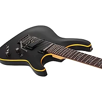 Schecter Guitar Research Demon-6 FR-S Electric Guitar Aged Black Satin