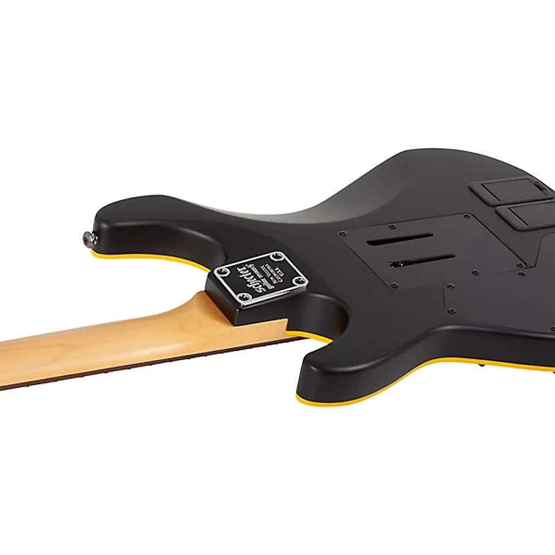 Schecter Guitar Research Demon-6 FR-S Electric Guitar Aged Black Satin