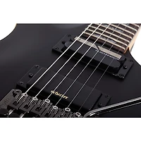 Schecter Guitar Research Demon-6 FR-S Electric Guitar Aged Black Satin