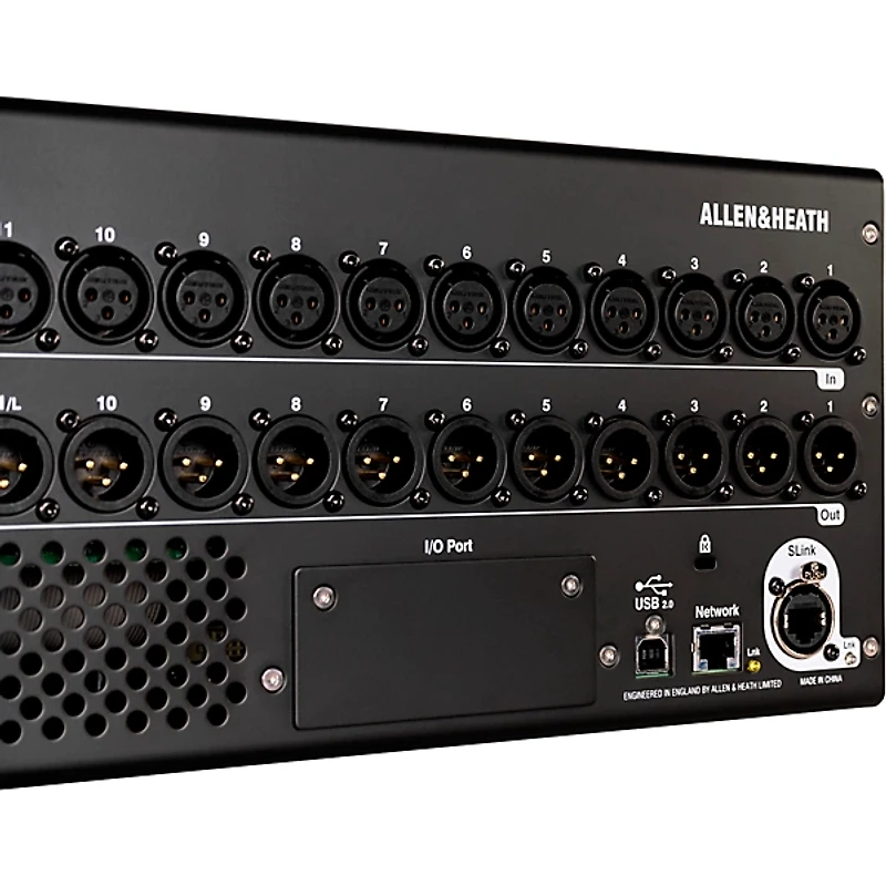 Allen & Heath SQ-RACK 48-Channel 96kHz XCVI Core Rack Mountable Digital Mixer With 7" HD Capacitive Touchscreen