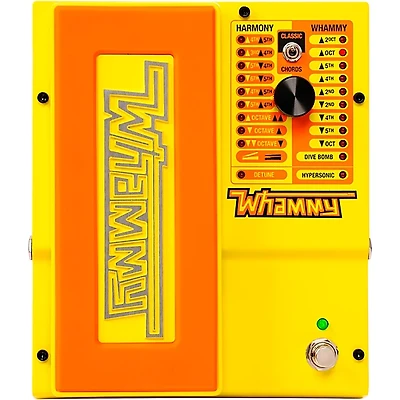 DigiTech MonoNeon Whammy Signature Whammy Effects Pedal Yellow and Orange