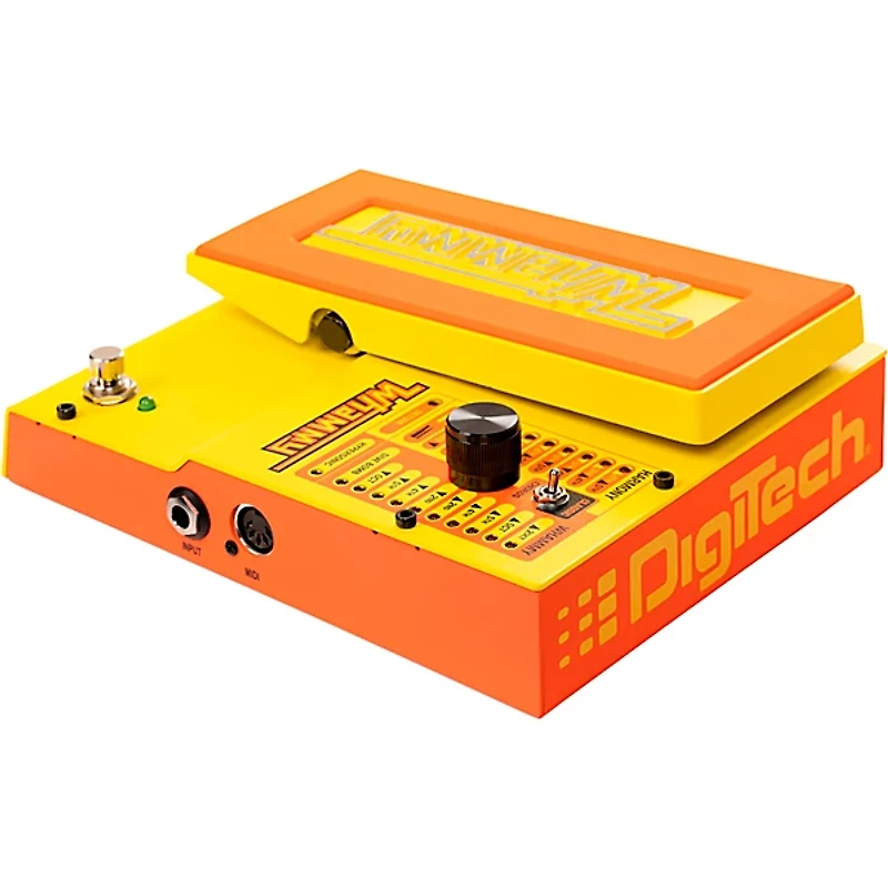 DigiTech MonoNeon Whammy Signature Whammy Effects Pedal Yellow and Orange