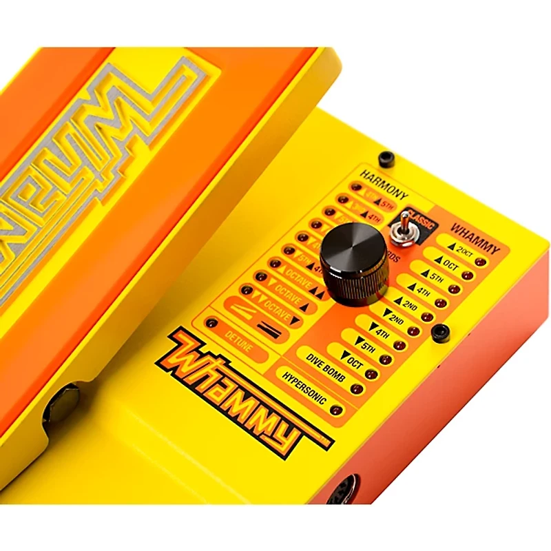 DigiTech MonoNeon Whammy Signature Whammy Effects Pedal Yellow and Orange