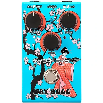 Way Huge Electronics Smalls Geisha Drive Effects Pedal Blue