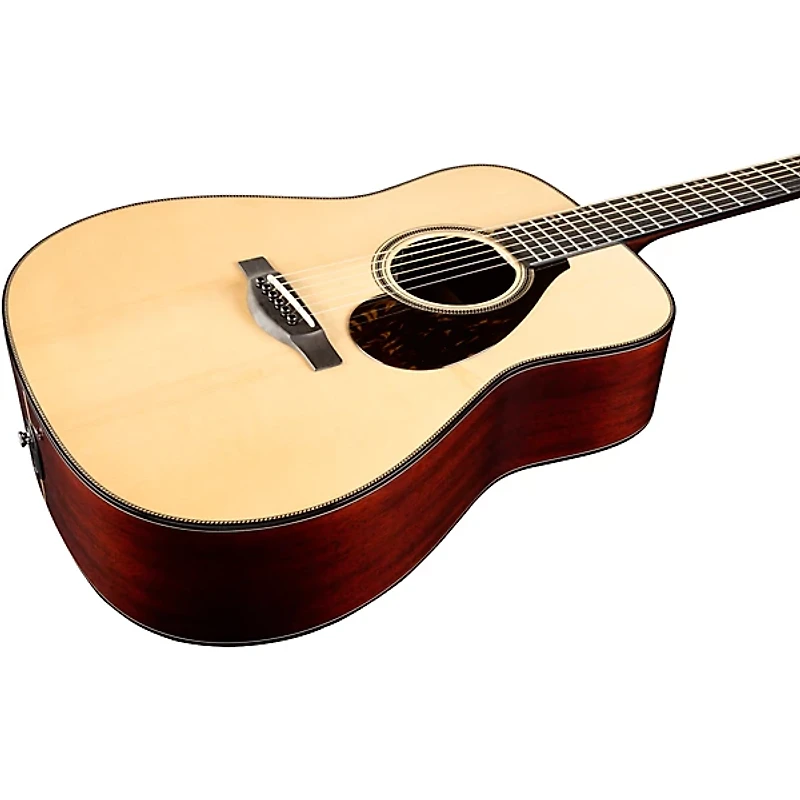 Yamaha FG9 MX Mahogany Dreadnought Acoustic-Electric Guitar Natural