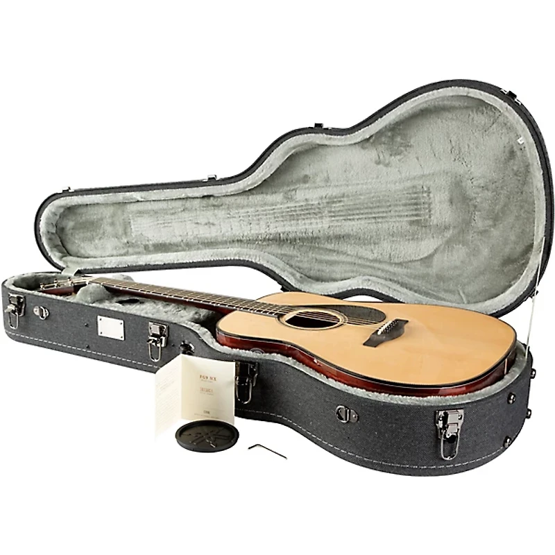 Yamaha FG9 MX Mahogany Dreadnought Acoustic-Electric Guitar Natural