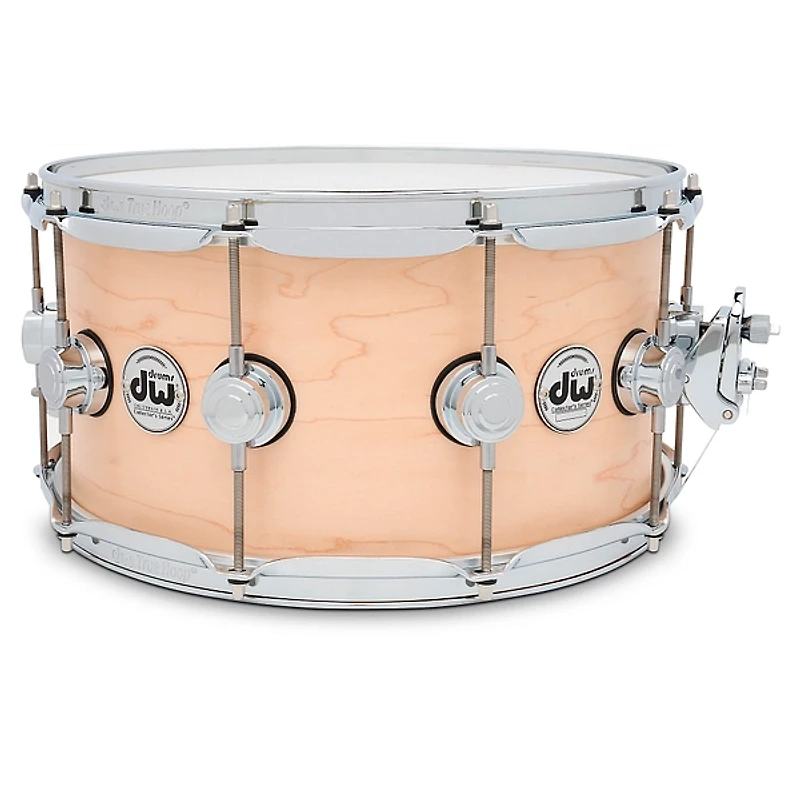 DW Collectors Series SSC Satin Oil Snare With Chrome Hardware -