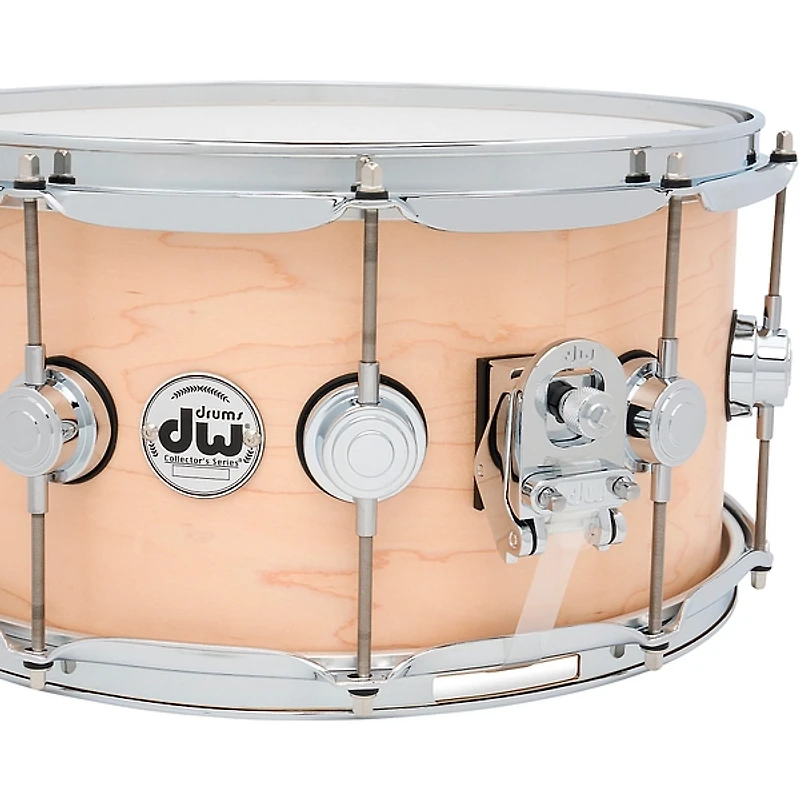 DW Collectors Series SSC Satin Oil Snare With Chrome Hardware -