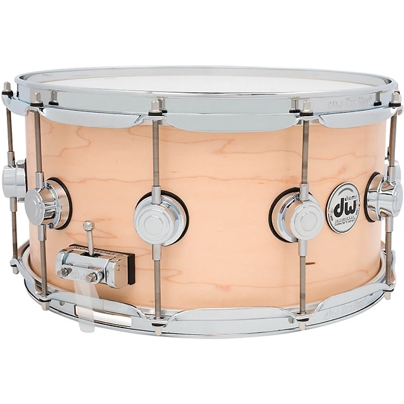 DW Collectors Series SSC Satin Oil Snare With Chrome Hardware -