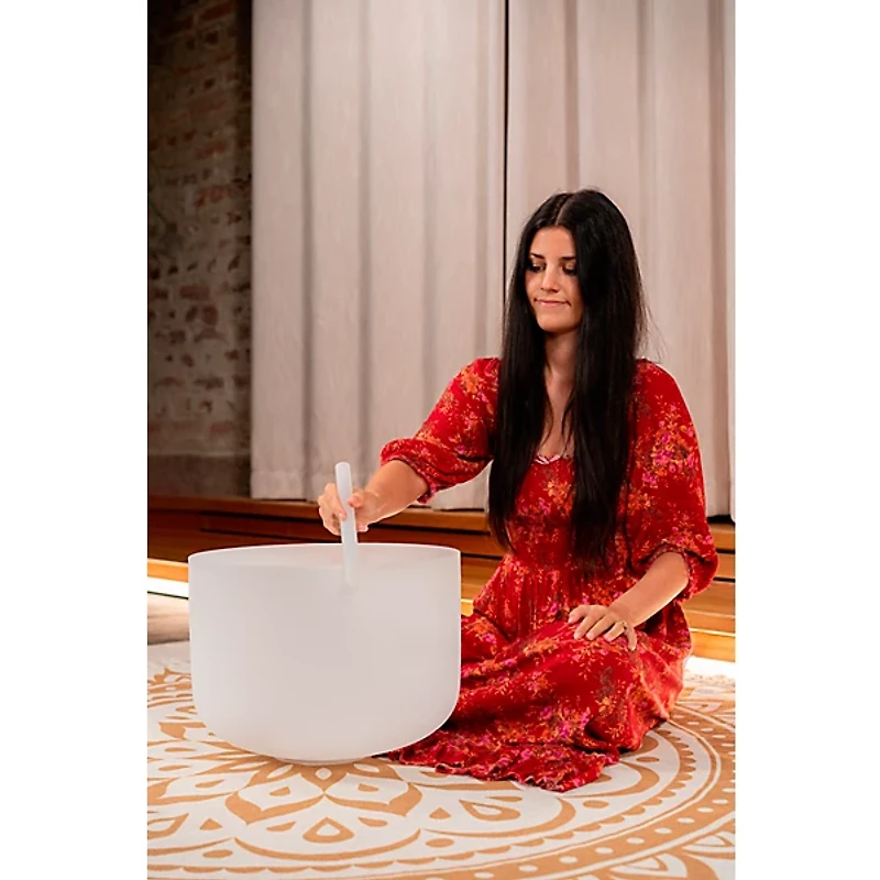 MEINL Sonic Energy 440Hz Crystal Singing Bowl, Root Chakra 16 in.