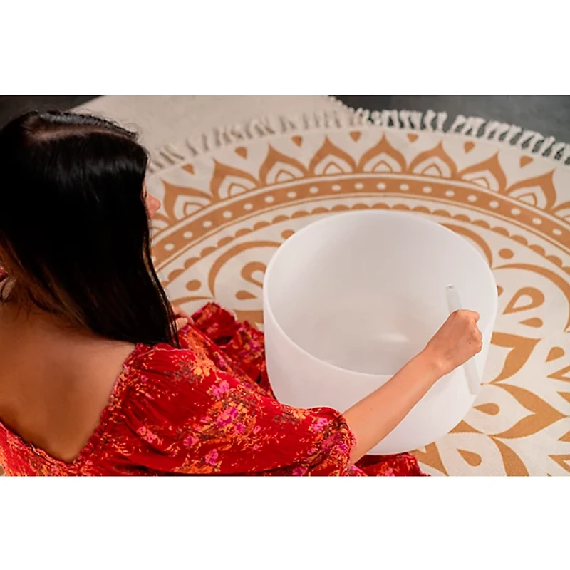 MEINL Sonic Energy 440Hz Crystal Singing Bowl, Root Chakra 16 in.