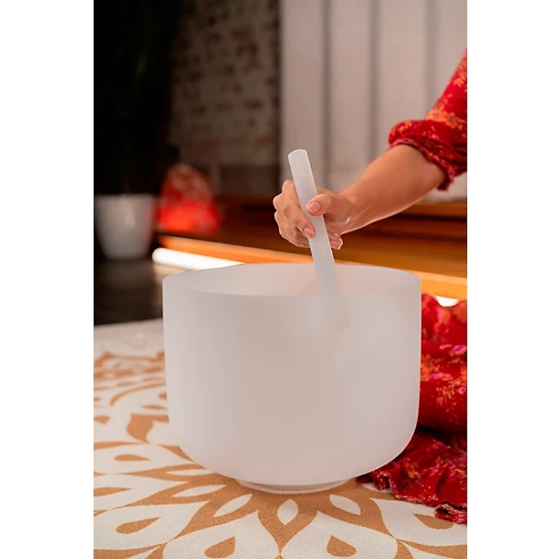 MEINL Sonic Energy 440Hz Crystal Singing Bowl, Crown Chakra 12 in.