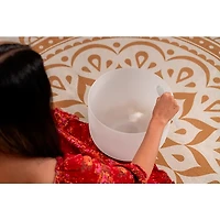 MEINL Sonic Energy 440Hz Crystal Singing Bowl, Throat Chakra 12 in.