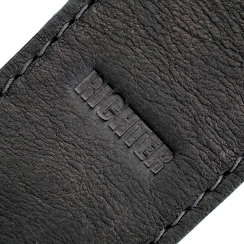RICHTER Raw IV Nappa Guitar Strap Black