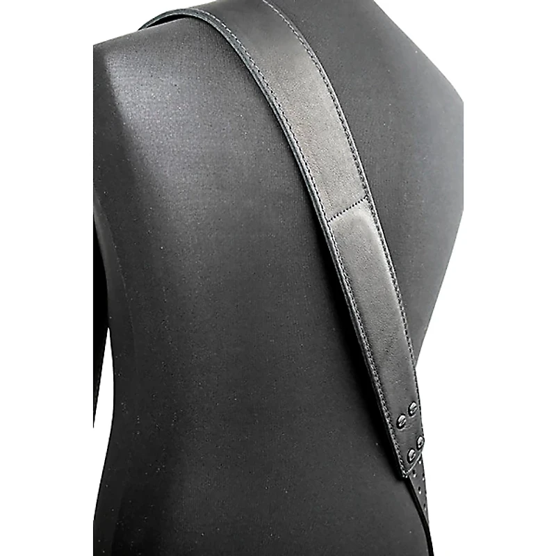 RICHTER Raw IV Nappa Guitar Strap Black
