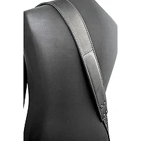RICHTER Raw IV Nappa Guitar Strap Black
