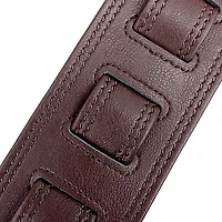RICHTER Springbreak I Leatherette Guitar Strap Brown