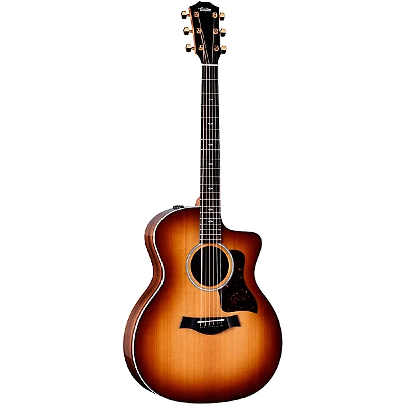 Taylor 214ce DLX Sunset Blvd Grand Auditorium Acoustic-Electric Guitar - Sunset Edgeburst