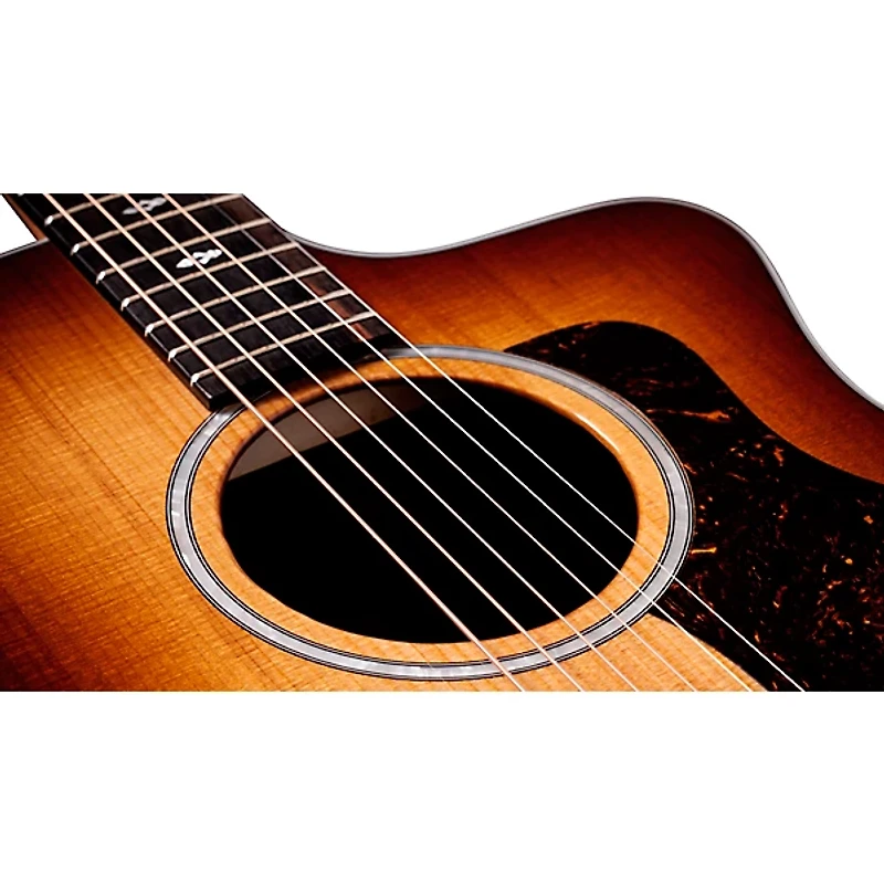 Taylor 214ce DLX Sunset Blvd Grand Auditorium Acoustic-Electric Guitar - Sunset Edgeburst