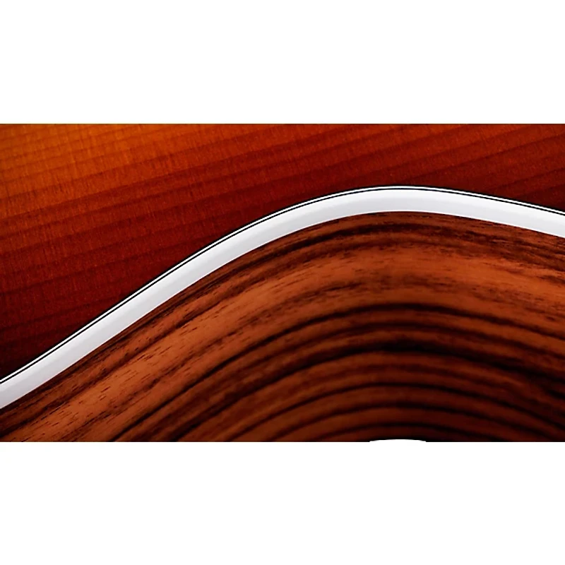 Taylor 214ce DLX Sunset Blvd Grand Auditorium Acoustic-Electric Guitar - Sunset Edgeburst