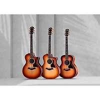 Taylor 214ce DLX Sunset Blvd Grand Auditorium Acoustic-Electric Guitar - Sunset Edgeburst