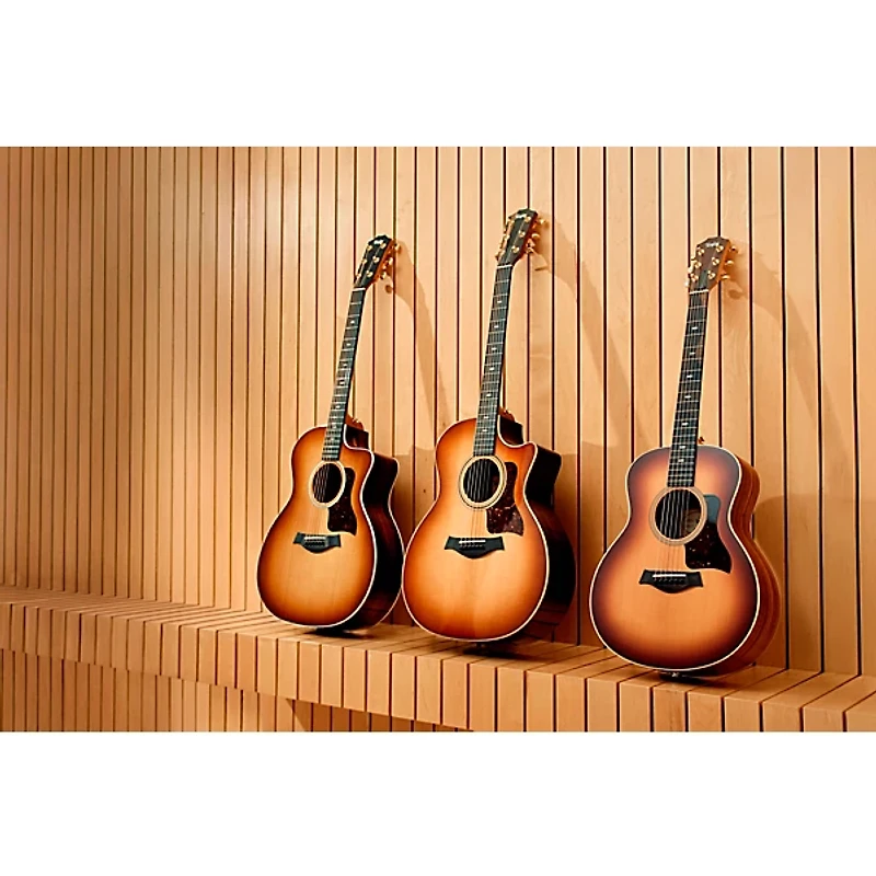 Taylor 214ce DLX Sunset Blvd Grand Auditorium Acoustic-Electric Guitar - Sunset Edgeburst