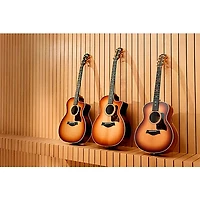 Taylor 214ce DLX Sunset Blvd Grand Auditorium Acoustic-Electric Guitar - Sunset Edgeburst