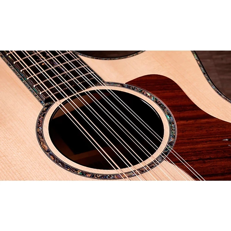 Taylor PS54ce 12-String Grand Auditorium Acoustic Electric Guitar Shaded Edge Burst