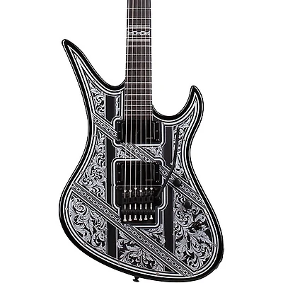 Schecter Guitar Research Avenger FR Przym Palladium Electric Guitar Gloss Black