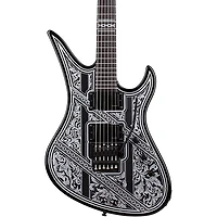 Schecter Guitar Research Avenger FR Przym Palladium Electric Guitar Gloss Black