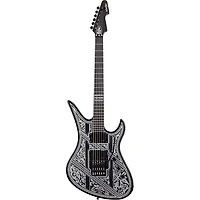 Schecter Guitar Research Avenger FR Przym Palladium Electric Guitar Gloss Black