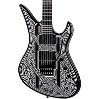 Schecter Guitar Research Avenger FR Przym Palladium Electric Guitar Gloss Black