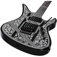 Schecter Guitar Research Avenger FR Przym Palladium Electric Guitar Gloss Black