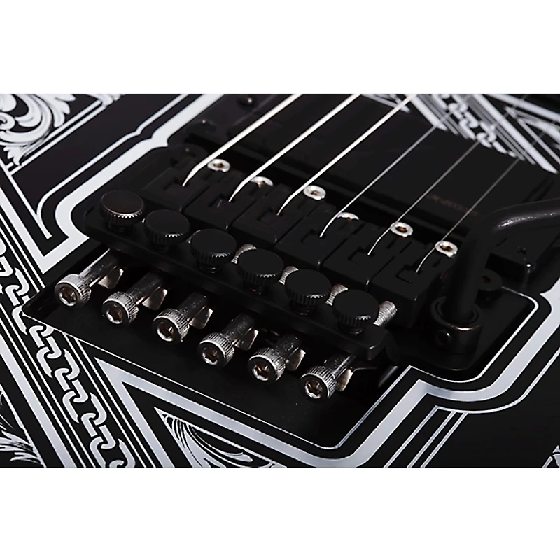 Schecter Guitar Research Avenger FR Przym Palladium Electric Guitar Gloss Black