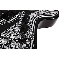 Schecter Guitar Research Avenger FR Przym Palladium Electric Guitar Gloss Black