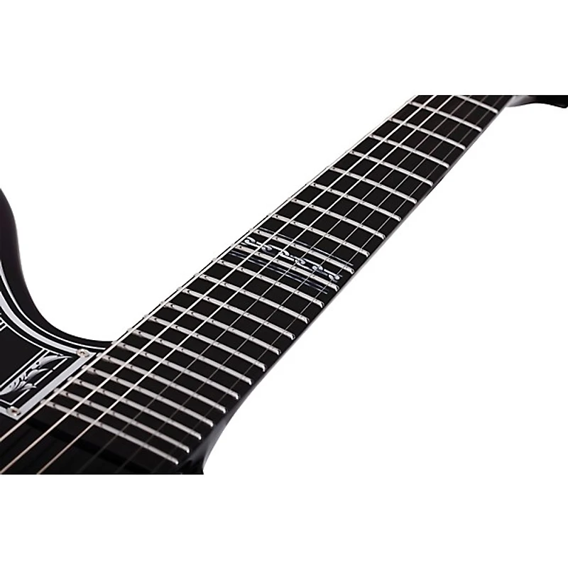 Schecter Guitar Research Avenger FR Przym Palladium Electric Guitar Gloss Black