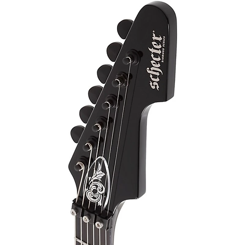 Schecter Guitar Research Avenger FR Przym Palladium Electric Guitar Gloss Black