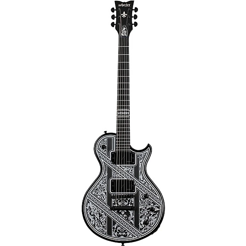 Schecter Guitar Research Solo-II Przym Palladium Electric Guitar Gloss Black