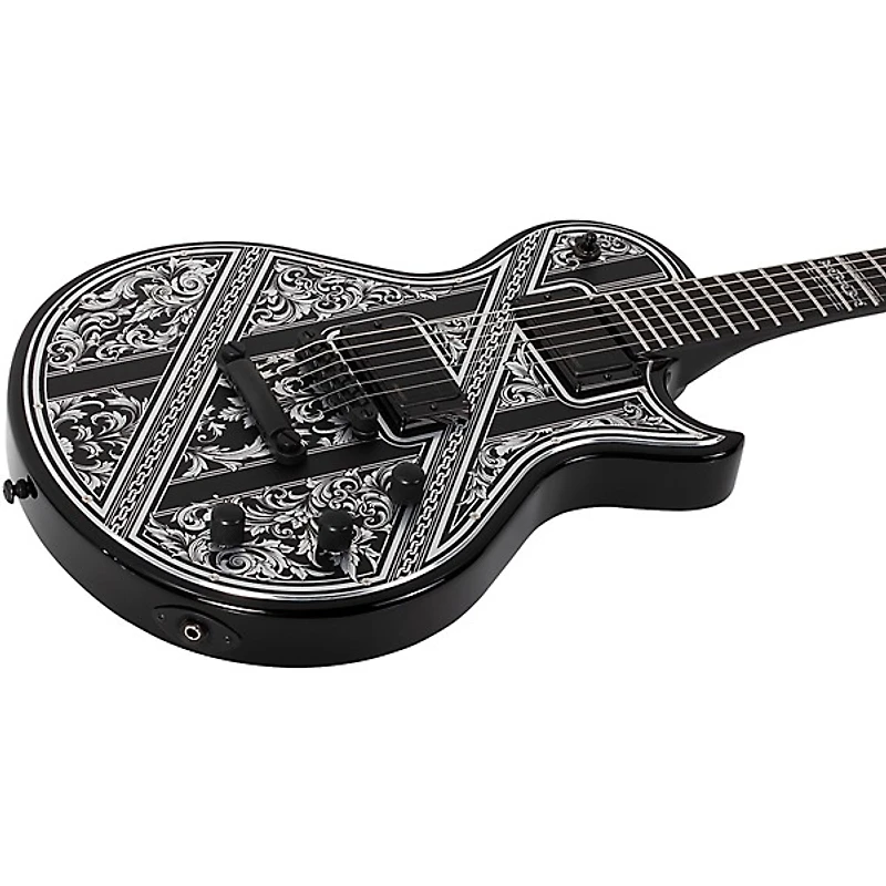 Schecter Guitar Research Solo-II Przym Palladium Electric Guitar Gloss Black