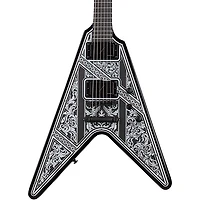 Schecter Guitar Research V-1 Przym Palladium Electric Guitar Gloss Black