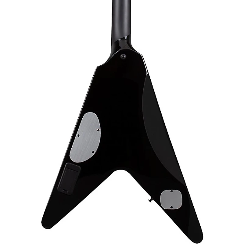 Schecter Guitar Research V-1 Przym Palladium Electric Guitar Gloss Black