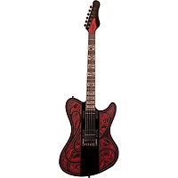 Schecter Guitar Research Ultra Przym Mercury Rose Electric Guitar Gloss Black