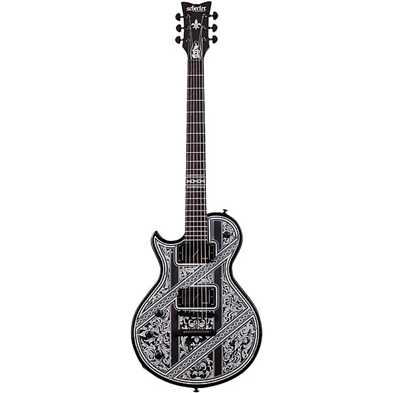 Schecter Guitar Research Solo-II Przym Palladium Left Handed Electric Guitar Gloss Black