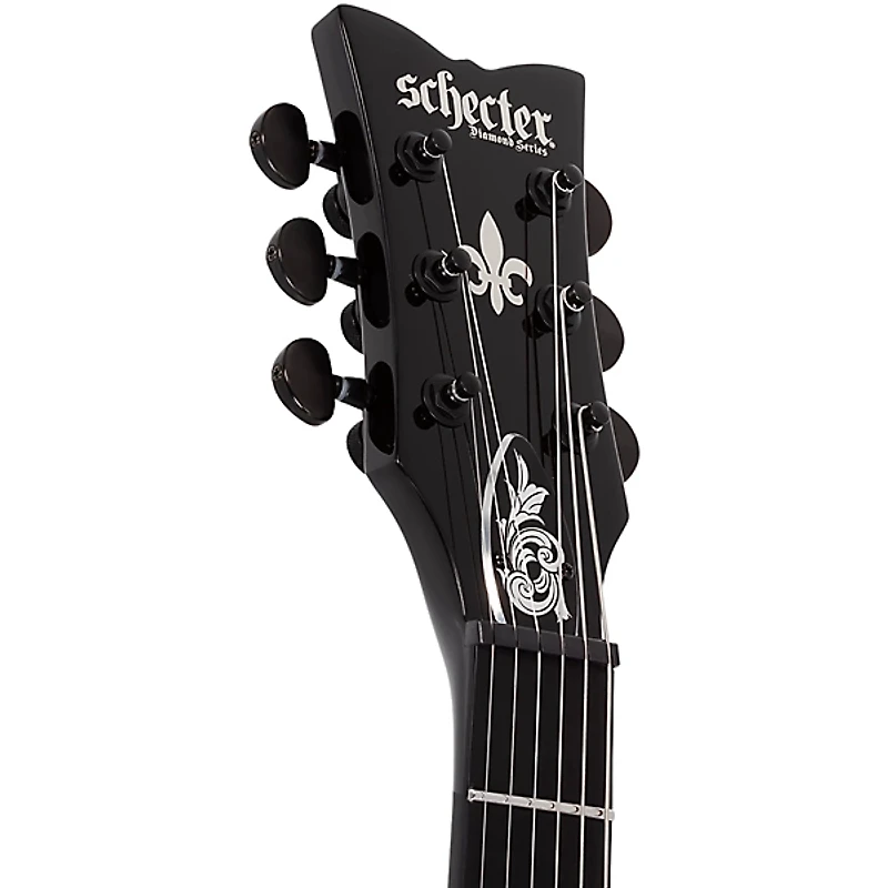 Schecter Guitar Research Solo-II Przym Palladium Left Handed Electric Guitar Gloss Black