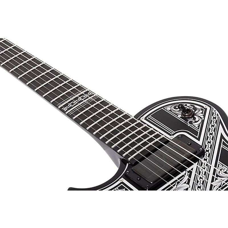 Schecter Guitar Research Solo-II Przym Palladium Left Handed Electric Guitar Gloss Black