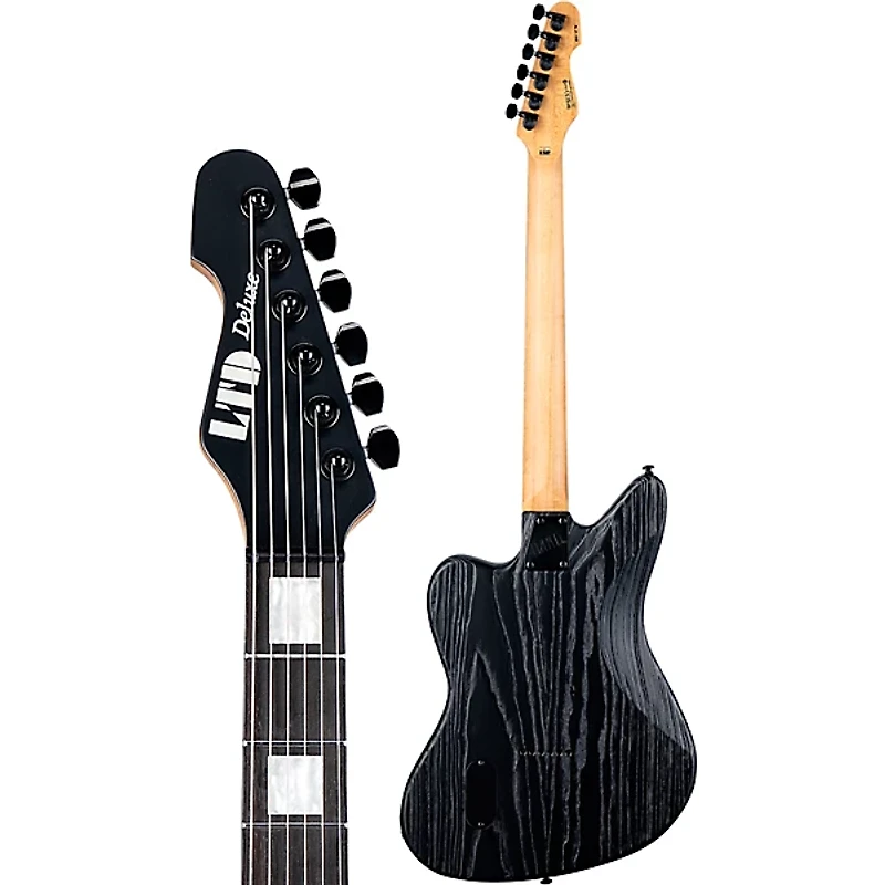 ESP LTD XJ-1 Baritone Electric Guitar Silver Blast