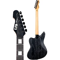 ESP LTD XJ-1 Baritone Electric Guitar Silver Blast