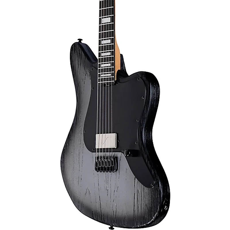 ESP LTD XJ-1 Baritone Electric Guitar Silver Blast