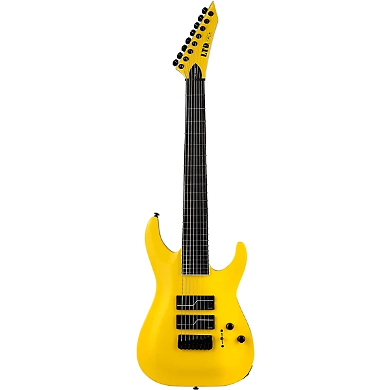 ESP LTD Stephen Carpenter SC-608 8-String Baritone Electric Guitar Yellow