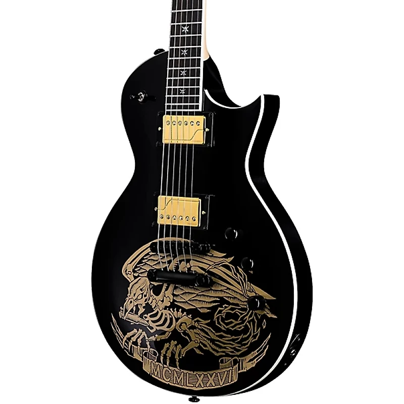 ESP LTD Will Adler WA-Warbird Electric Guitar Black & Gold